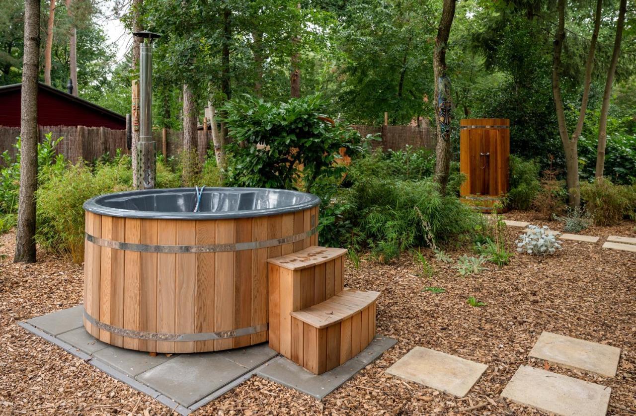 Zen-Bungalow No 4 Met Sauna En Hottub Rheezerveen Kültér fotó